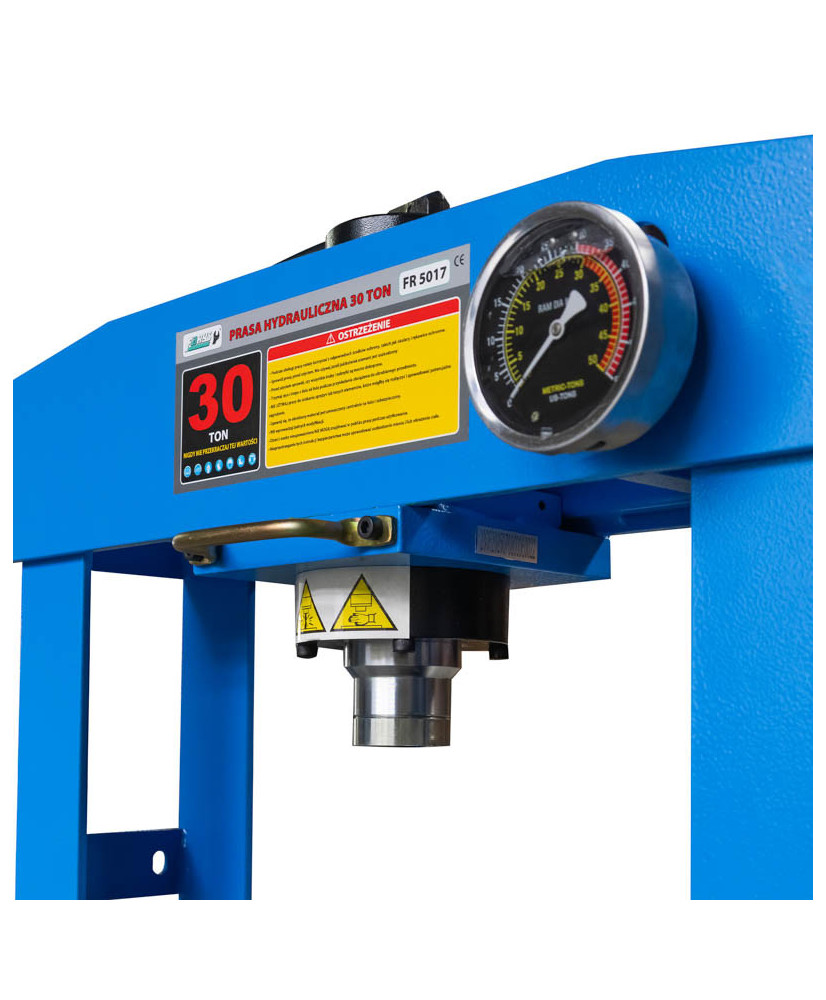 Prasa warsztatowa hydrauliczna spawana 30t z nożna szybka FR5017