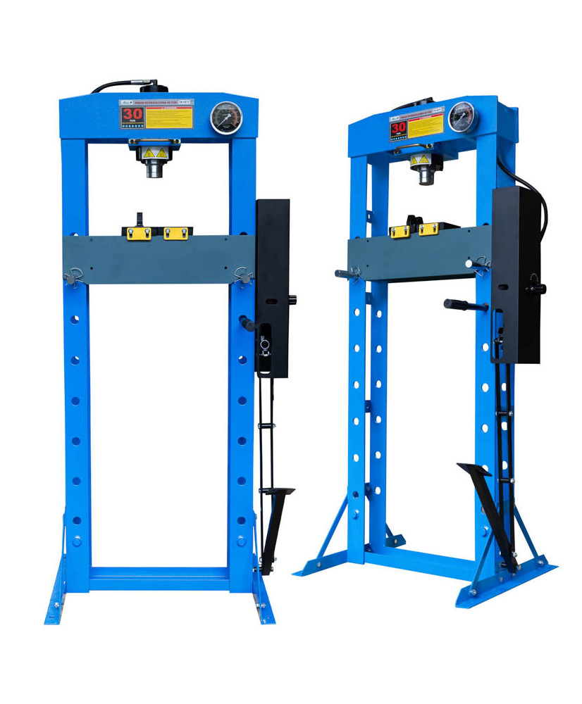 Prasa warsztatowa hydrauliczna spawana 30t z nożna szybka FR5017 Prasa warsztatowa hydrauliczna spawana 30t z nożna szybka FR5017