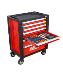 SZAFKA NARZĘDZIOWA WARSZTATOWA NA KÓŁKACH WYPOSAŻENIE 338El. FR4064 NA PIANCE