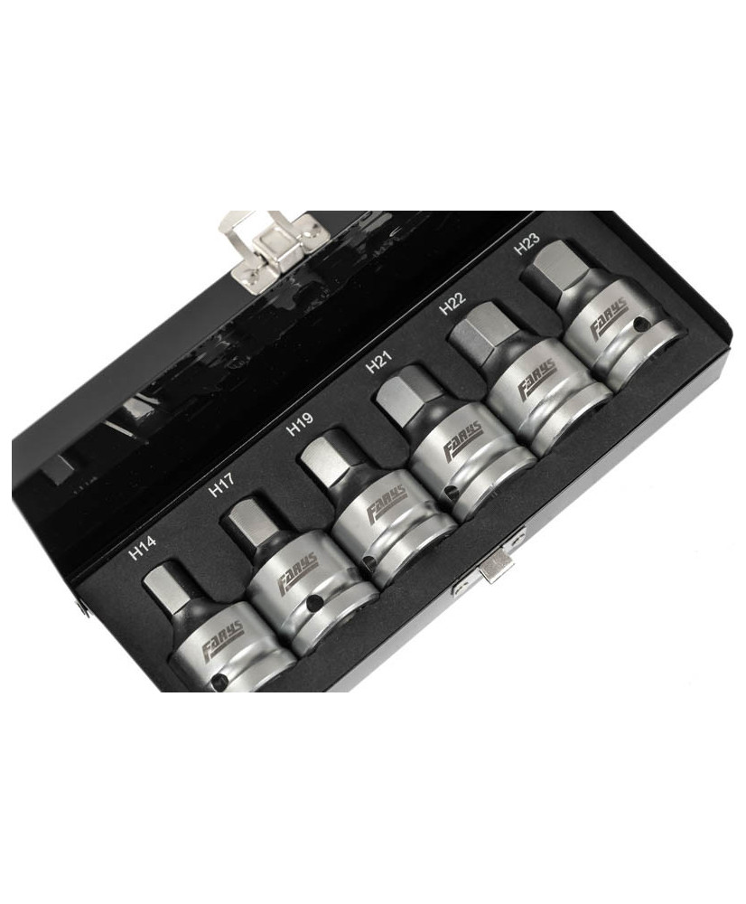 Zestaw imbus nasadki 3/4 HEX 14-23 FR2058 Farys