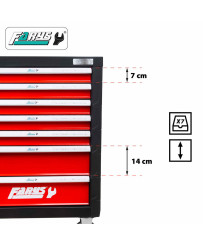 Szafka warsztatowa narzędziowa FR4033-1 C wózek garażowy