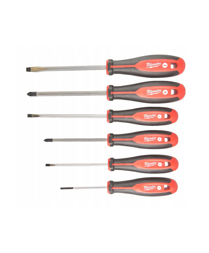 Zestaw wkrętaków śrubokrętów z magnesem 6szt Milwaukee