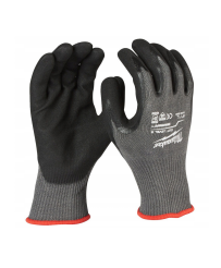 Rękawice Antyprzecięciowe Robocze Mocne Milwaukee Kat. 5 R. 10/XL Czarne