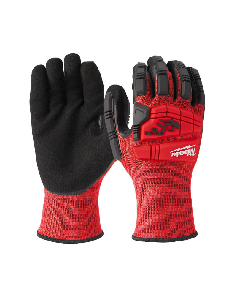 Rękawice Robocze Antyprzecięciowe Wzmacniane Mocne MIlwaukee Kat 3 R 11/XXL