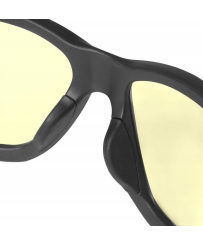 Okulary Ochronne Robocze BHP Gogle Przeciwodpryskowe Żółte Milwaukee