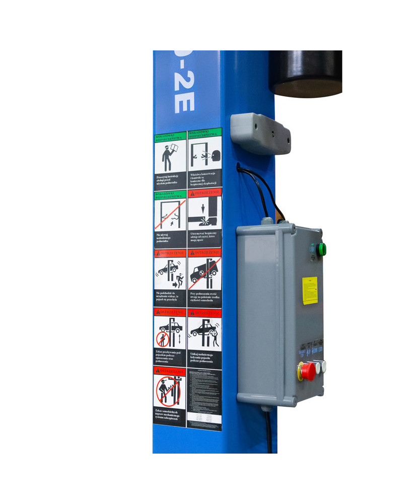 Podnośnik dwukolumnowy automat 4t FR5071P + olej + smary +kotwy