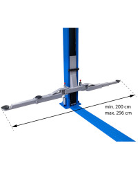 Podnośnik dwukolumnowy automat 4t FR5071P + olej + smary +kotwy