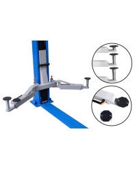 Podnośnik dwukolumnowy automat 4t FR5071P + olej + smary +kotwy