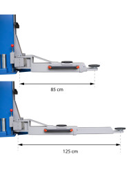 Podnośnik dwukolumnowy automat 4t FR5071P + olej + smary +kotwy