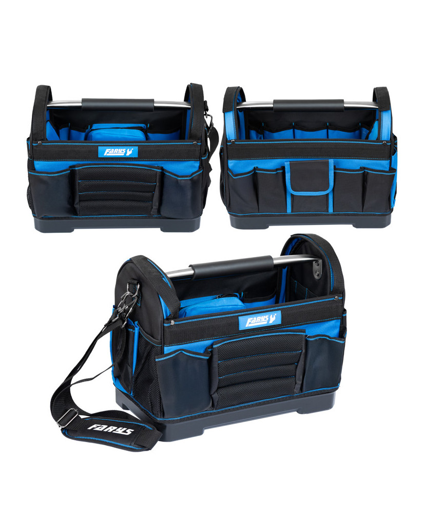 Torba narzędziowa robocza otwarta z rączką paskiem na ramię FR4140