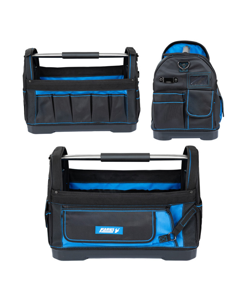 Torba narzędziowa robocza otwarta z rączką paskiem na ramię FR4141