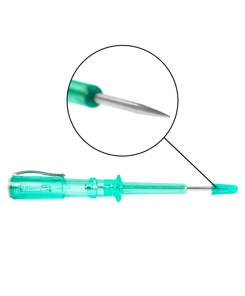 Próbnik Tester Napięcia Automatyczny Samochodowy 6V-24V LED Z Sondą i Krokodylkiem