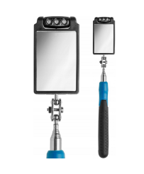 Lusterko Inspekcyjne Teleskopowe z Latarką LED 300-880mm 50x80mm HT4R504