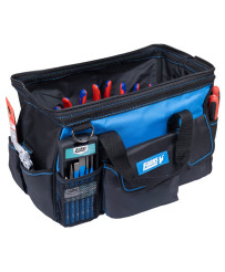 Torba narzędziowa dla elektryka FR4145 – zamykana, monterska, na pasek