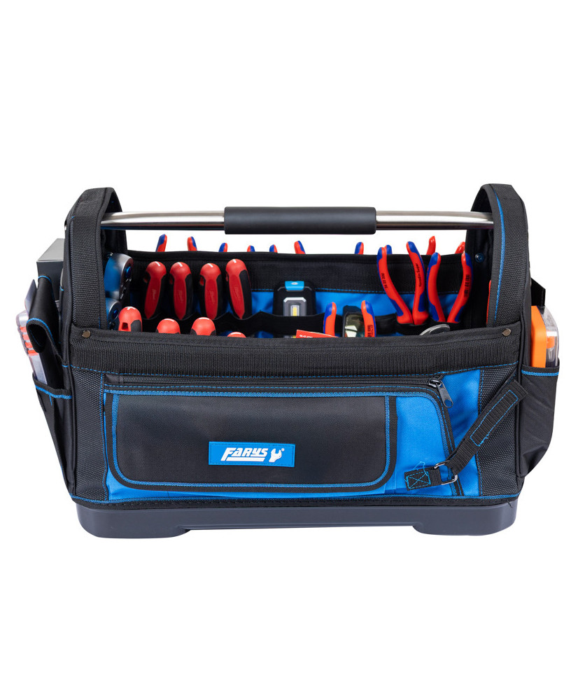 Torba narzędziowa robocza otwarta z rączką paskiem na ramię FR4141