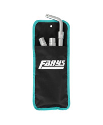 Klucz do kół z nasadkami 17,19,21,23 + etui FR2542