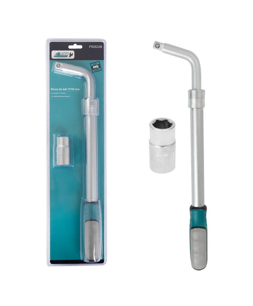 Klucz do kół teleskopowy z nasadką 17/19 na blistrze FR2532