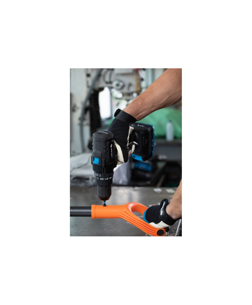 Bezszczotkowa wiertarko wkrętarka udarowa akumulatorowa 18V HT2E224-0PD (S45/12C) + Bateria Gratis