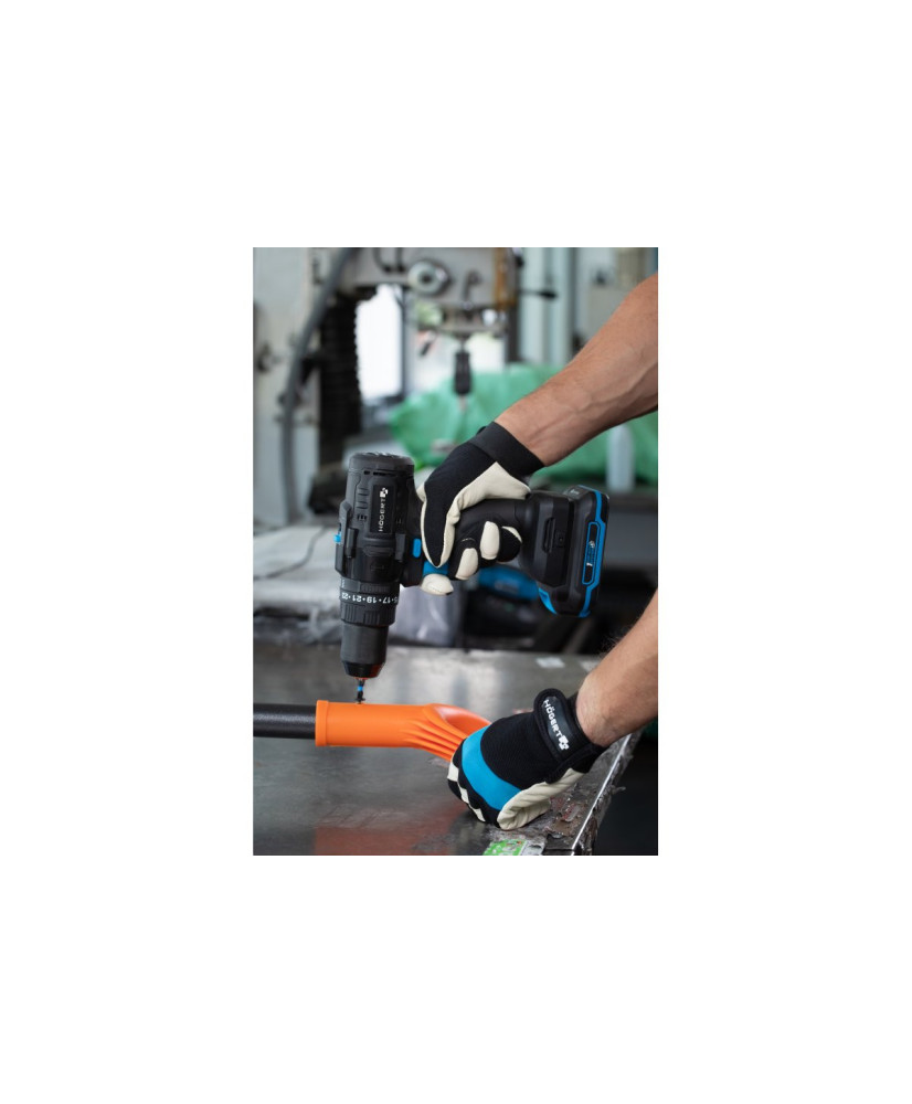 Bezszczotkowa wiertarko wkrętarka udarowa akumulatorowa 18V HT2E224-0PD (S45/12C) + Bateria Gratis