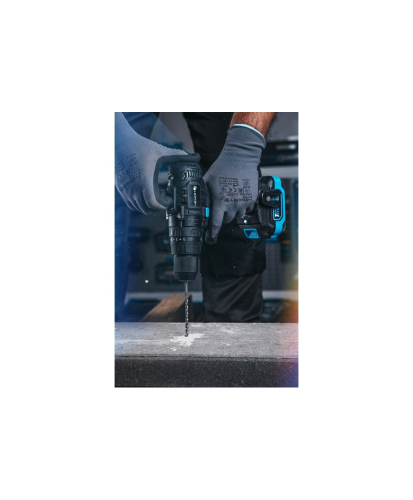 Wiertarko wkrętarka udarowa akumulatorowa 18V HT2E221-0PD (S45/12C) + Bateria Gratis