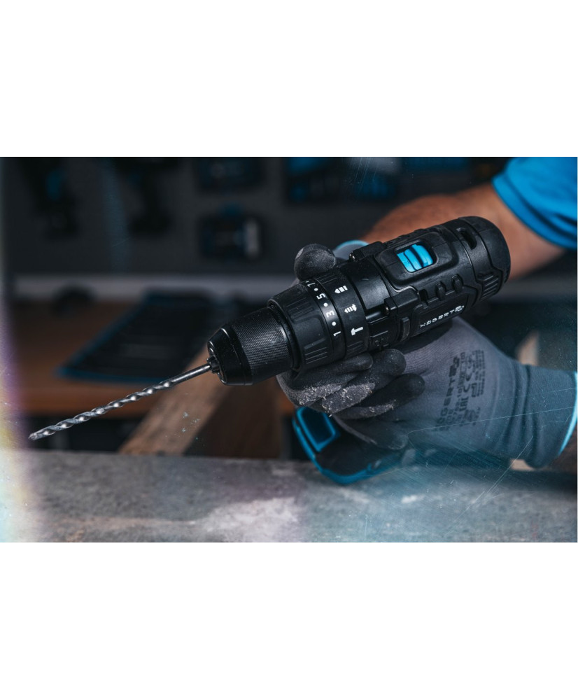 Wiertarko wkrętarka udarowa akumulatorowa 18V HT2E221-0PD (S45/12C) + Bateria Gratis