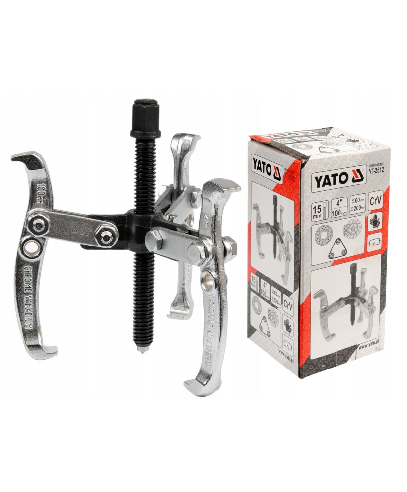 Ściągacz Do Łożysk Trójramienny 3-ramienny 100mm Yato Yt-2512