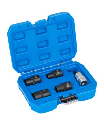 Zestaw nasadek kluczy 5-kątnych do zacisków hamulcowych 10, 12.5, 14, 19mm + Bit FR2310