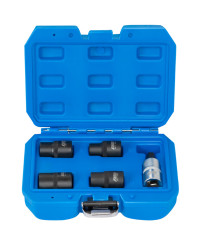 Zestaw nasadek kluczy 5-kątnych do zacisków hamulcowych 10, 12.5, 14, 19mm + Bit FR2310