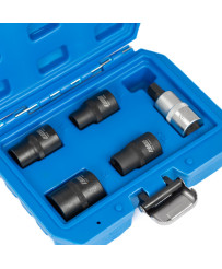 Zestaw nasadek kluczy 5-kątnych do zacisków hamulcowych 10, 12.5, 14, 19mm + Bit FR2310