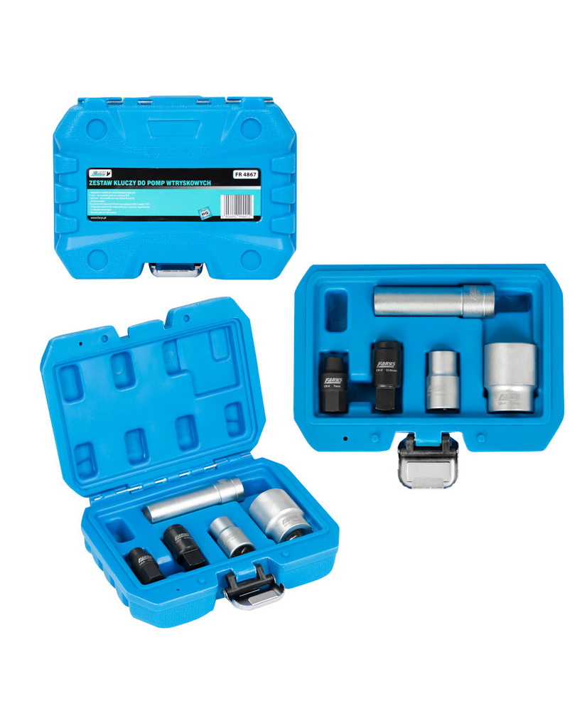 Zestaw kluczy nasadek do pomp wtryskowych Bosh VAG 1/2'' FR4867