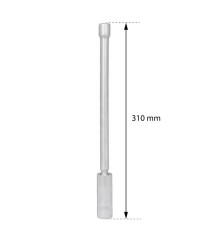 Nasadka klucz do świec 16mm 3/8'' z przegubem, magnesem i przedłużką 310mm FR2287
