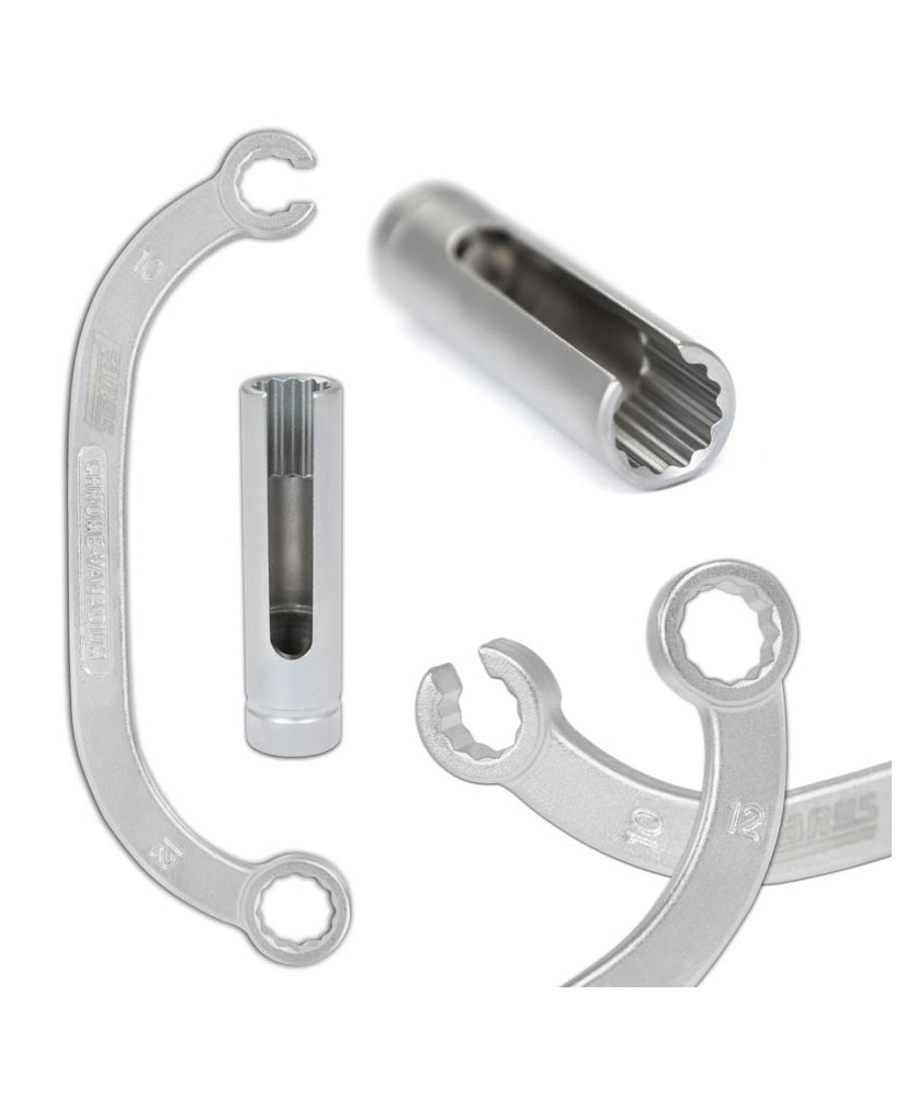 Zestaw do regulacji turbosprężarki VAG - Klucz płasko-oczkowy 10x12mm, Nasadka 1/4'' FR2321