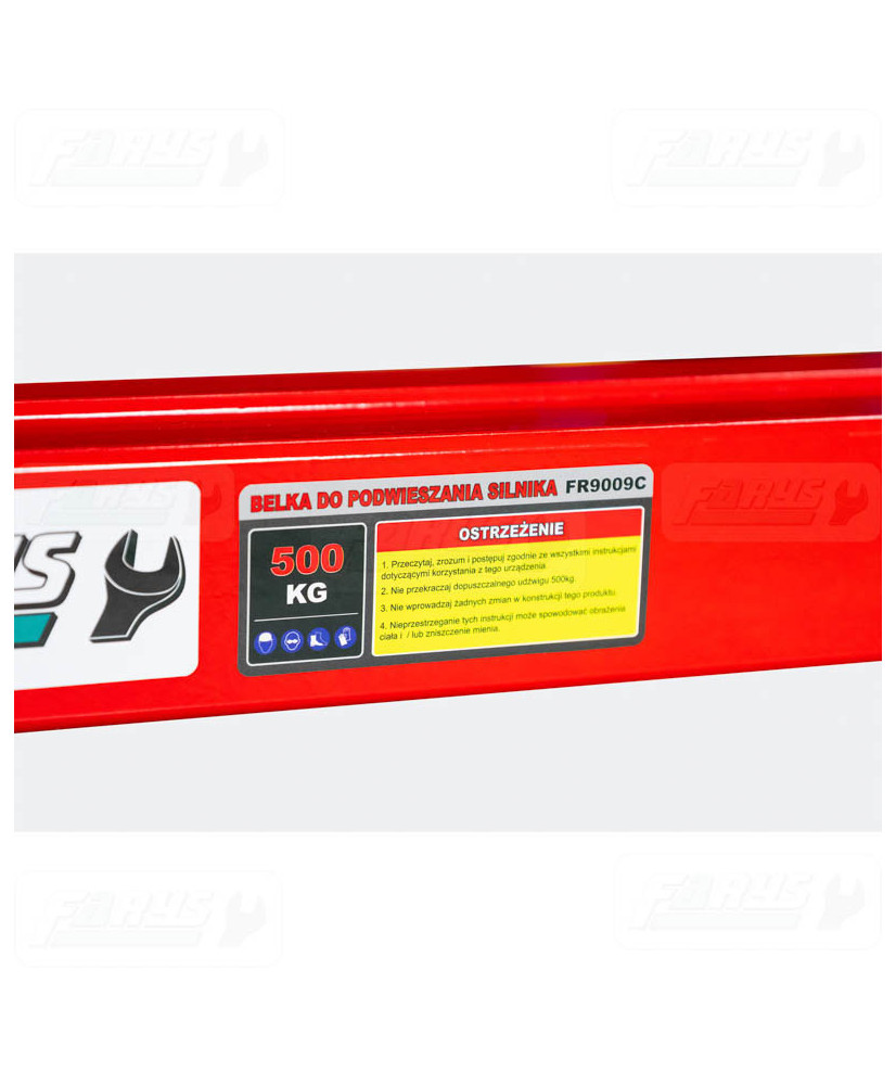 Belka do podwieszania silnika 500kg  OUTLET FR9009C-O