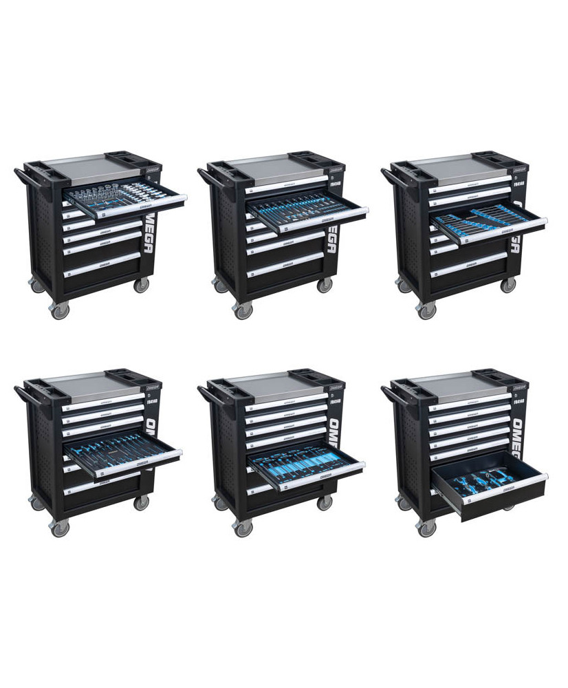 SZAFKA WARSZTATOWA WÓZEK NARZĘDZIOWY NARZĘDZIA KPL 258 el.