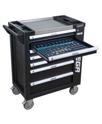 SZAFKA WARSZTATOWA WÓZEK NARZĘDZIOWY NARZĘDZIA KPL 258 el.