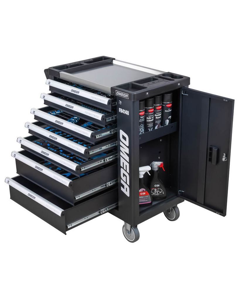 SZAFKA WARSZTATOWA WÓZEK NARZĘDZIOWY NARZĘDZIA KPL 258 el.