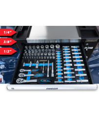 SZAFKA WARSZTATOWA WÓZEK NARZĘDZIOWY NARZĘDZIA KPL 258 el.