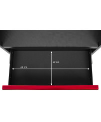 Szafka wisząca z szufladą na elektronarzędzia Milwaukee Makita z gniazdem 230V FR9271W OUTLET