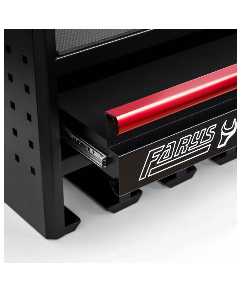 Szafka wisząca z szufladą na elektronarzędzia Milwaukee Makita z gniazdem 230V FR9271W OUTLET