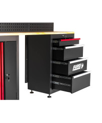 Meble garażowe warsztatowe regał szafka do warsztatu garażu + stołek warsztatowy FR4111+FR9227