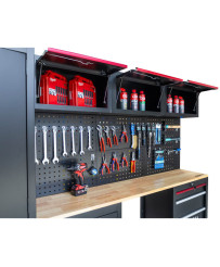 Meble garażowe warsztatowe regał szafka do warsztatu garażu + stołek warsztatowy FR4111+FR9227