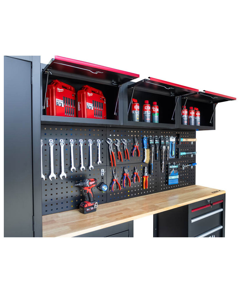 Meble garażowe warsztatowe regał szafka do warsztatu garażu + stołek warsztatowy FR4111+FR9227