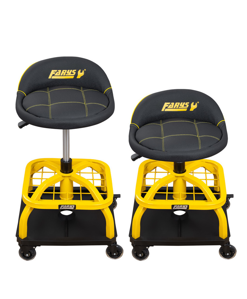 Meble garażowe warsztatowe regał szafka do warsztatu garażu + stołek warsztatowy FR4112 + FR9227