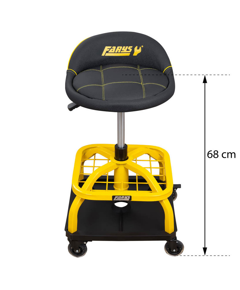 Meble garażowe warsztatowe regał szafka do warsztatu garażu + stołek warsztatowy FR4112 + FR9227