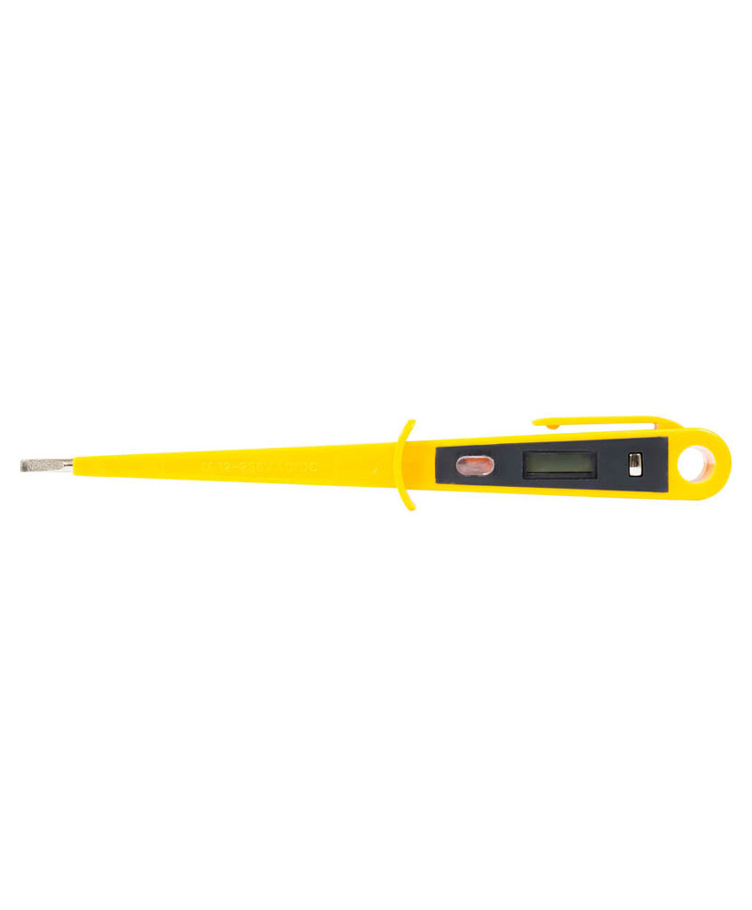 Próbnik Tester Napięcia Miernik Prądu Gniazd Przewodów Kabli 100-500V 150MM FR8160