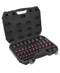 Nasadki Udarowe Długie Krótkie 1/2 10-32mm Zestaw 40el.