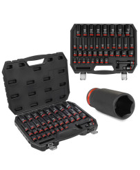 Nasadki Udarowe Długie Krótkie 1/2 10-32mm Zestaw 40el.