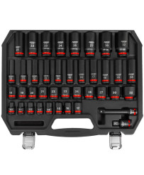 Nasadki Udarowe Długie Krótkie 1/2 10-32mm Zestaw 40el.