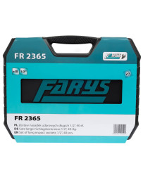 Nasadki Udarowe Długie Krótkie 1/2 10-32mm Zestaw 40el.