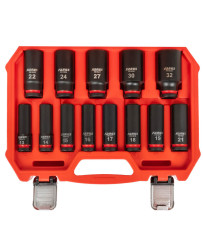 Nasadki Udarowe Długie 1/2 13-32mm Zestaw 13szt. FR2564